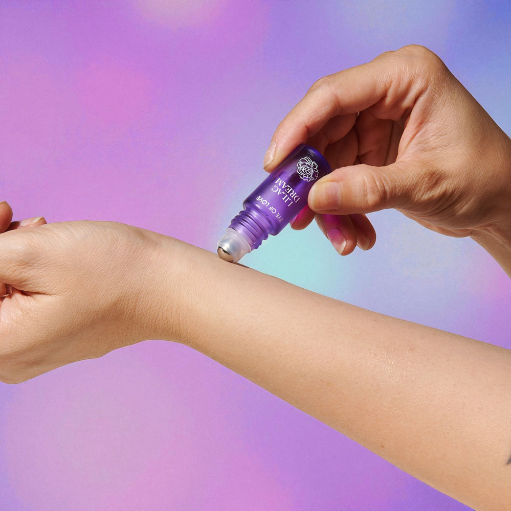 Eye Of Love Love In Bloom Pheromone Perfume Roll-On Set - Day to Night (Sunny Daze & Lilac Dream) Pheromone Perfume Oils for Women to attract Men - 10 ml Roll On Bottles