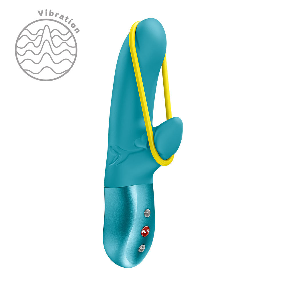 Fun Factory AMORINO Rabbit Vibrator - Aquamarine USB Rechargeable