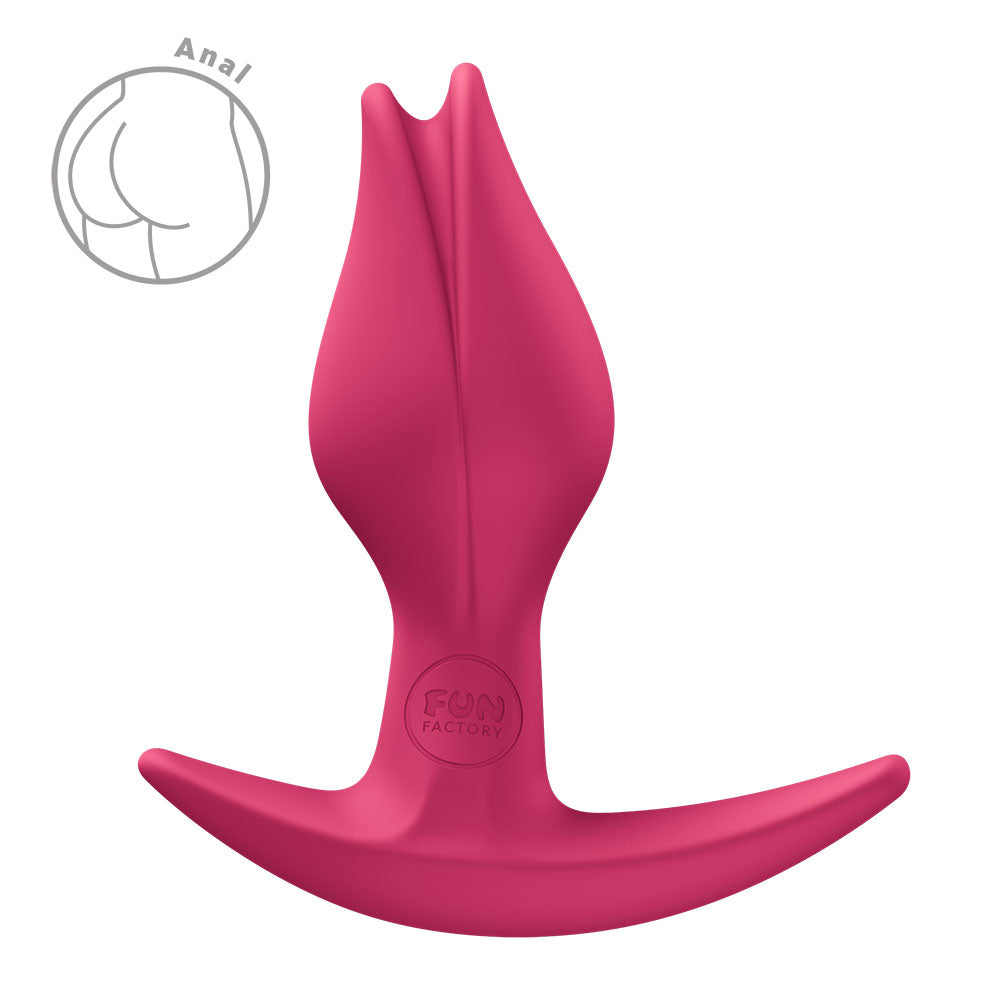 Fun Factory BOOTIE FEM Raspberry - Raspberry Red 8.5 cm Butt Plug