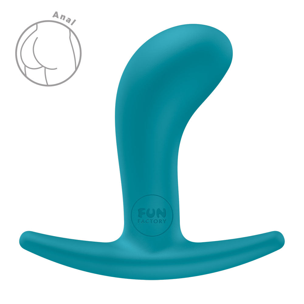 Fun Factory BOOTIE S Aquamarine - Aquamarine 7.9 cm Small Butt Plug