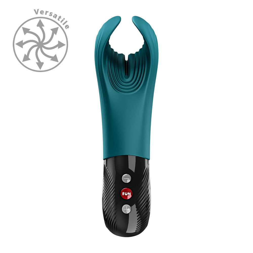 Fun Factory MANTA Bottle Green - Bottle Green USB-C Rechargeable Unisex Vibrator
