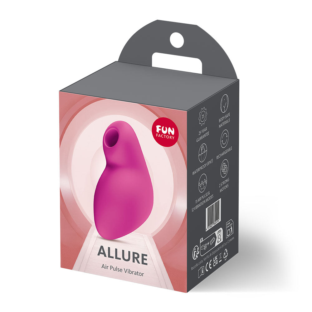 Fun Factory ALLURE Air Pulse Stimulator - Magenta USB Rechargeable