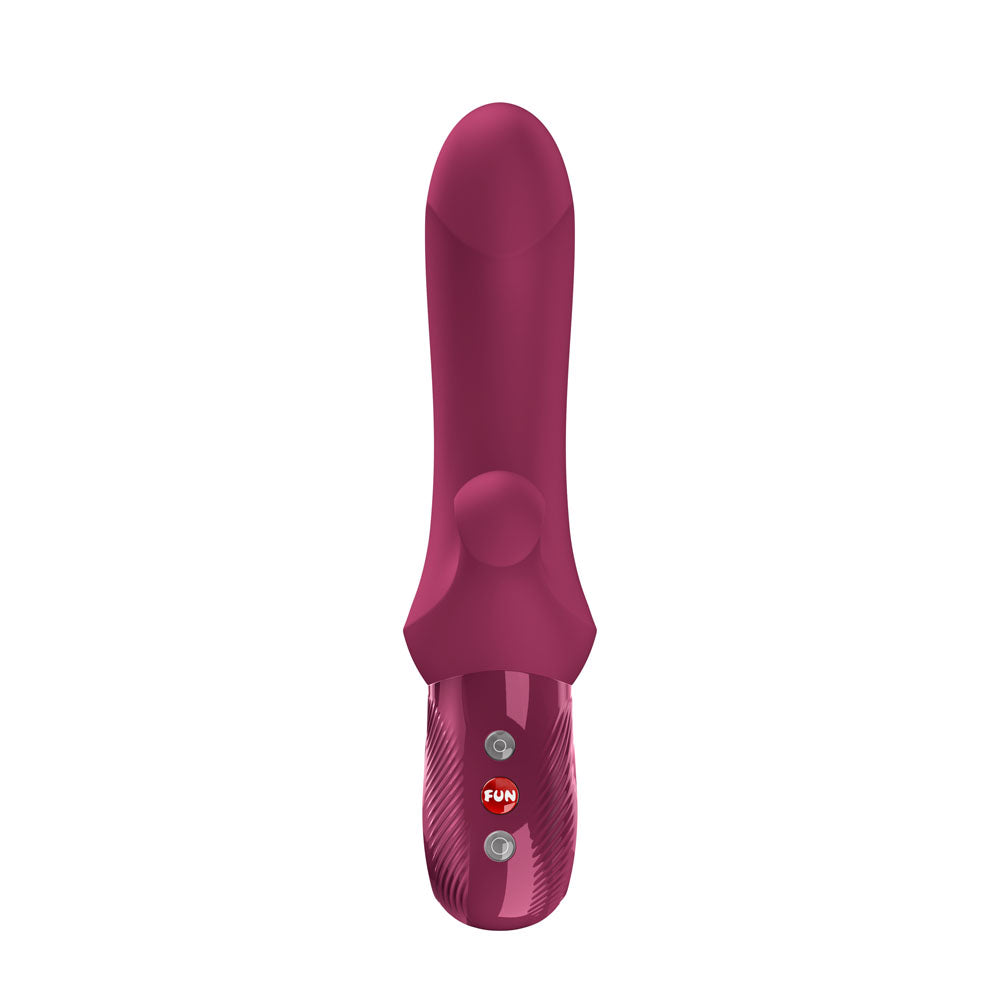 Fun Factory BI STRONIC CURVE Wine Red - Wine Red USB-C Rechargeable Thrusting Vibrator