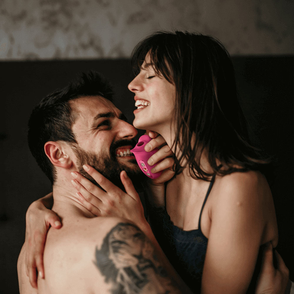 Fun Factory BELLE Stimulator Vibrator - Raspberry Red USB Rechargeable