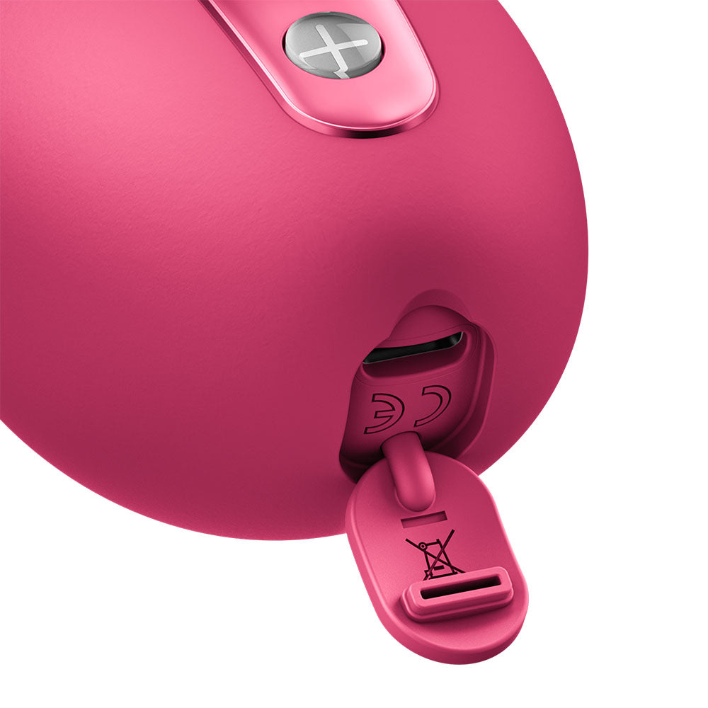 Fun Factory BELLE Stimulator Vibrator - Raspberry Red USB Rechargeable