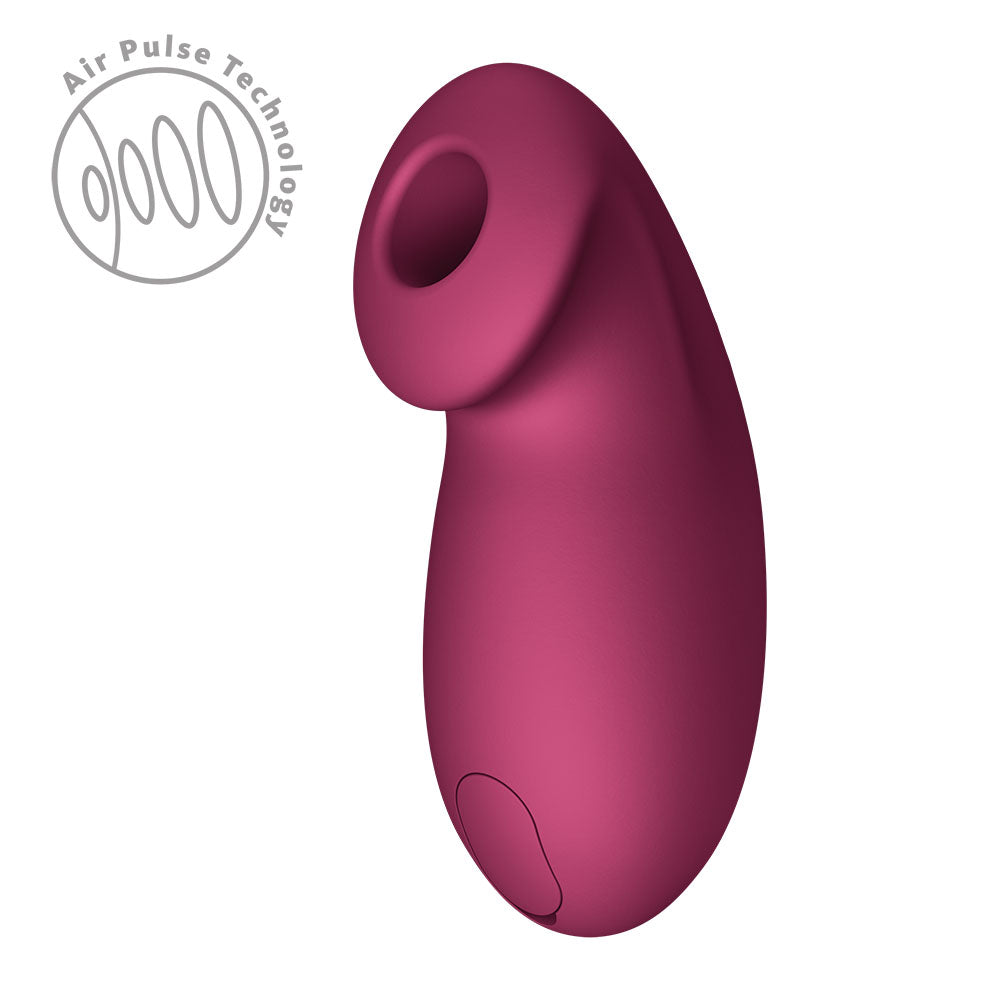 Fun Factory DESIRE Air Pulse Stimulator - Wine Red USB Rechargeable
