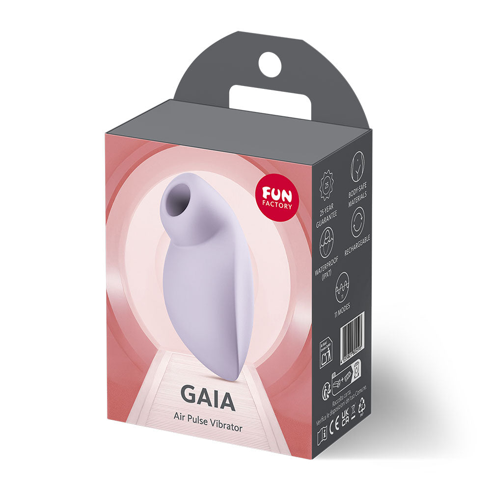 Fun Factory GAIA Air Pulse Stimulator - Purple USB Rechargeable