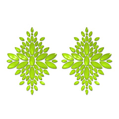 GLOW Fashion Green Nipple Pasties Set