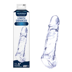 Ice Crystals 1.5 Inch Length Enhancer - Clear Penis Extension Sleeve