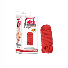Fetish Red Bondage Rope - 10m LP