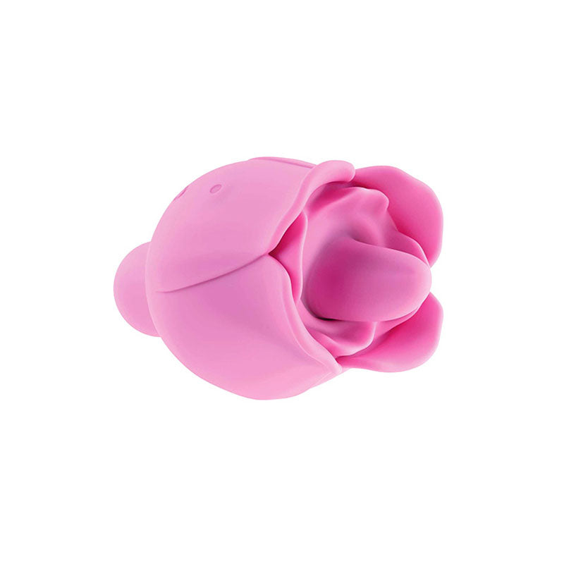 Adam & Eve EVES RAVISHING CLIT FLICKING ROSE STIMULATOR - Pink USB Rechargeable