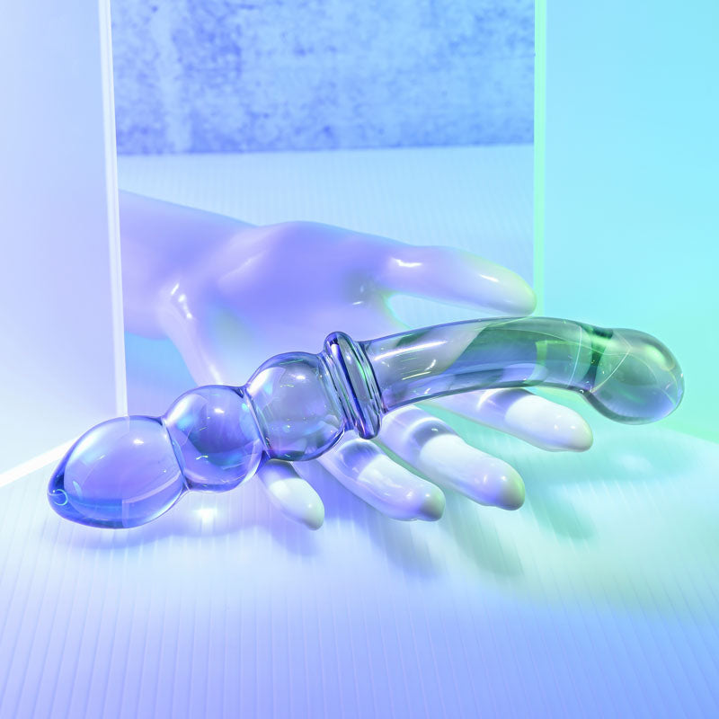Gender X LUSTROUS GALAXY WAND GLASS DILDO