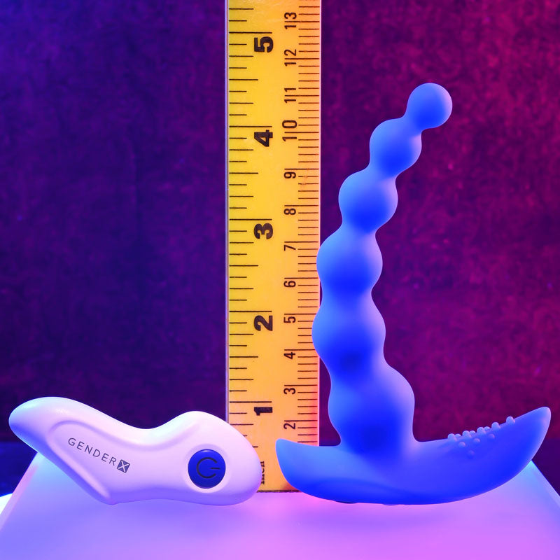 Gender X BEADED PLEASURE VIBRATING BUTT PLUG ANAL BEADS