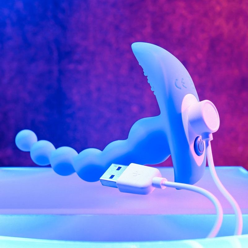Gender X BEADED PLEASURE VIBRATING BUTT PLUG ANAL BEADS