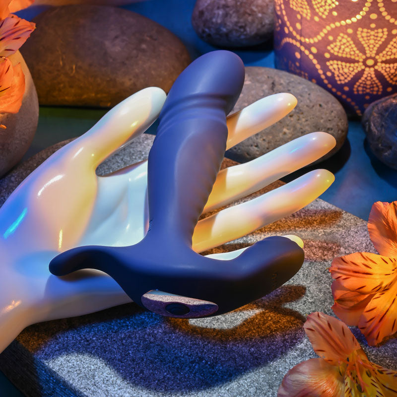 Gender X TRUE BLUE THRUSTING PROSTATE MASSAGER BUTT PLUG