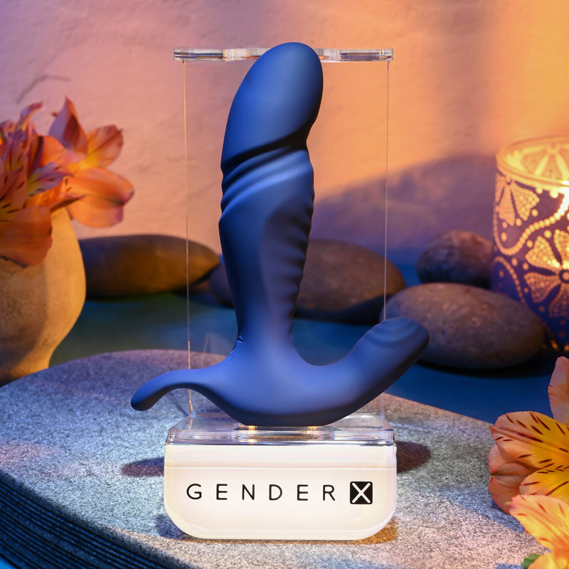 Gender X TRUE BLUE THRUSTING PROSTATE MASSAGER BUTT PLUG