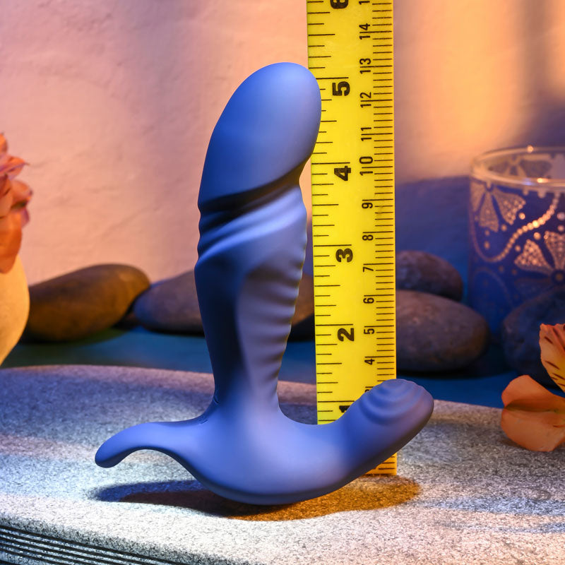 Gender X TRUE BLUE THRUSTING PROSTATE MASSAGER BUTT PLUG
