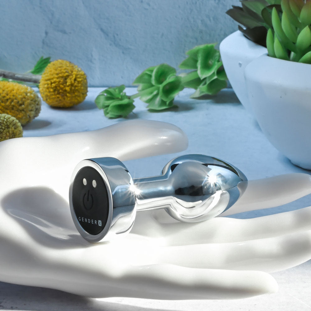 Gender X ROCKIN METAL PLUG MINI Vibrating Butt Plug