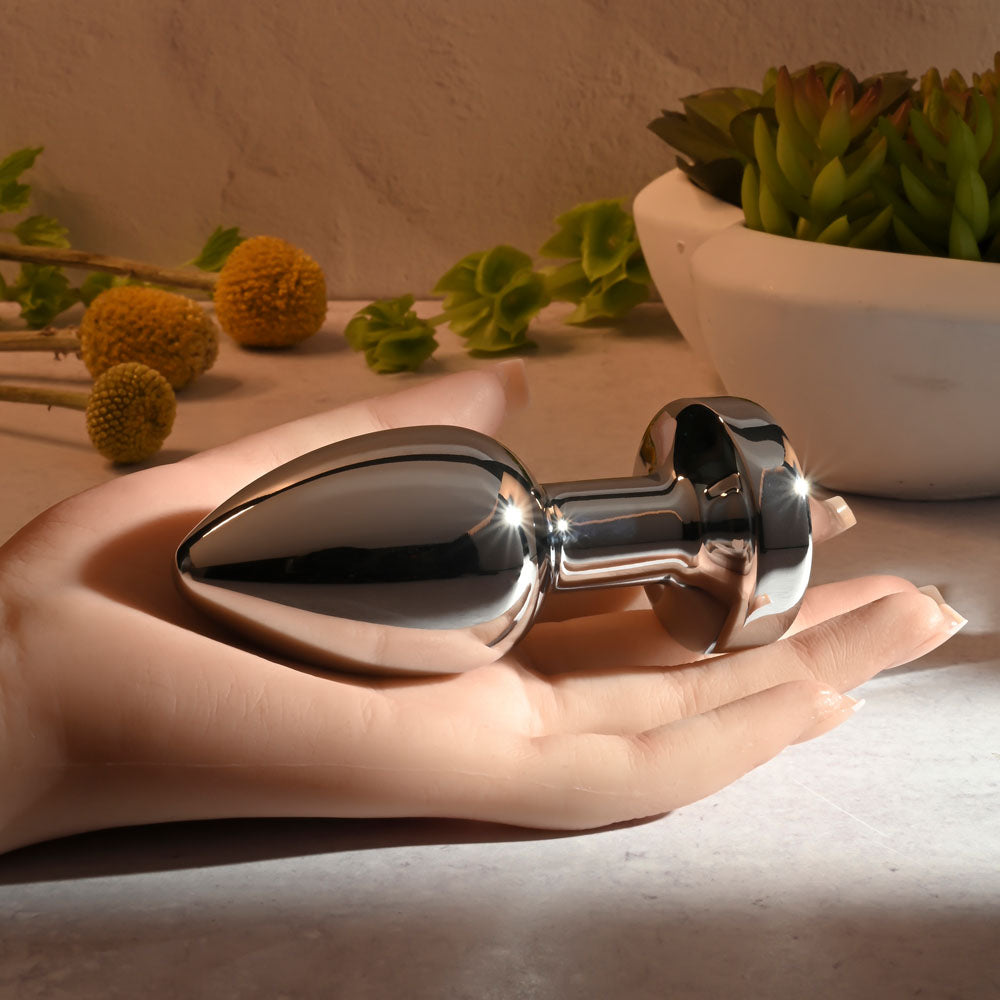 Gender X ROCKIN METAL PLUG XL Vibrating Butt Plug