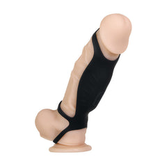 Gender X ROCKETEER Sheath Vibrating Cock Ring Sleeve - Black