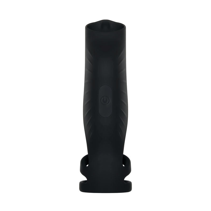 Gender X ROCKETEER Sheath Vibrating Cock Ring Sleeve - Black