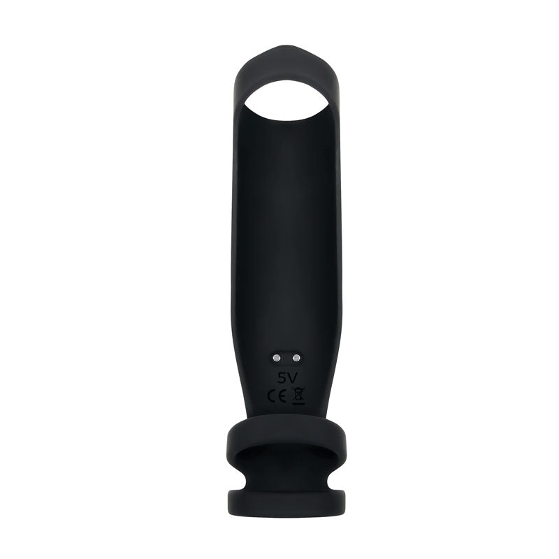 Gender X ROCKETEER Sheath Vibrating Cock Ring Sleeve - Black