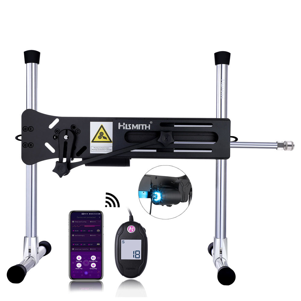 Hismith Premium 4.0 Sex Machine - Mains Powered Sex Machine with App Control and Remote