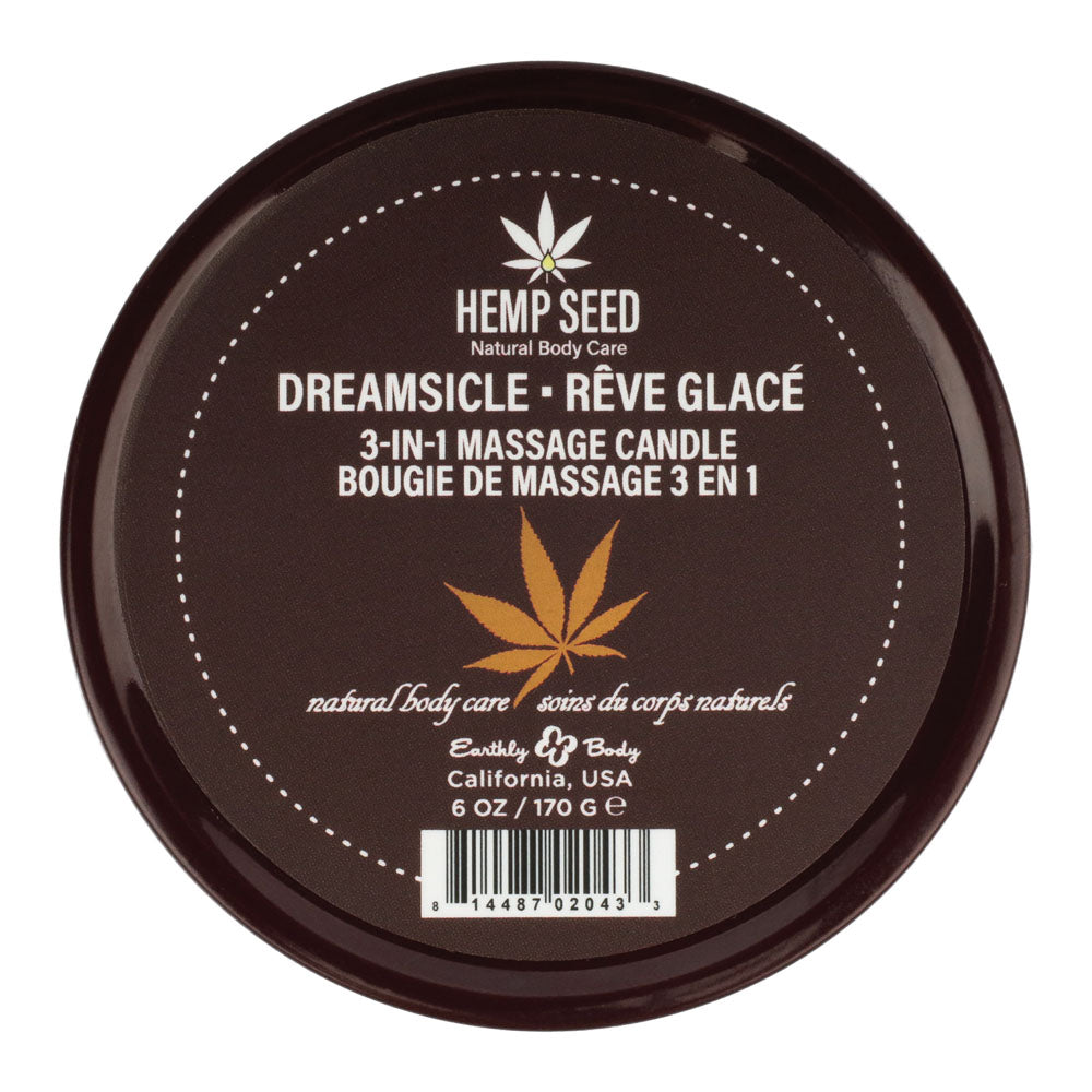 Hemp Seed 3-In-1 Massage Candle Dreamsicle