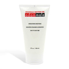 White tube of Adammale Erection Gel on a white background