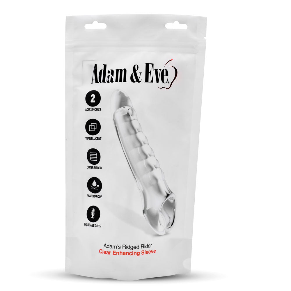 Adam & Eve Ridged Rider Penis Sleeve