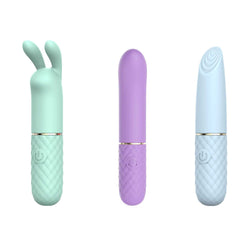 Adam & Eve TRIPLE PLEASURES VIBRATORS - Coloured - Set of 3