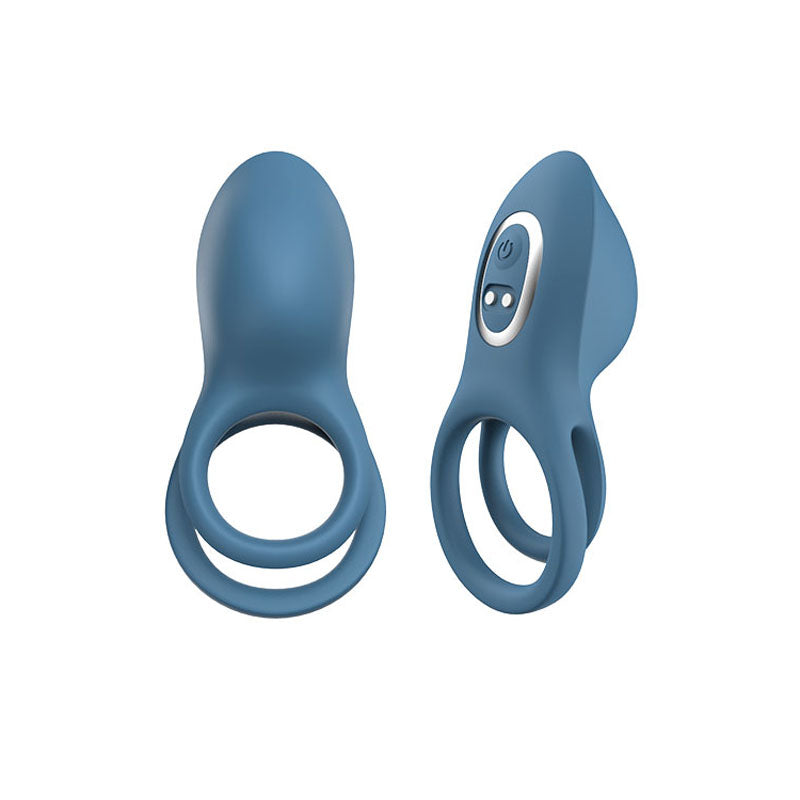 Adam & Eve FOUR-PLAY Vibrator Couples Play Kit - Blue USB Rechargeable
