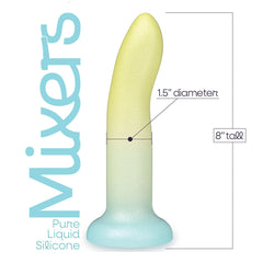 Mixers Lime Rickey - Yellow/Blue 20.3 cm Dildo