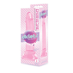 The 9's Diclets Jelly TPR Dong 7" - Pink