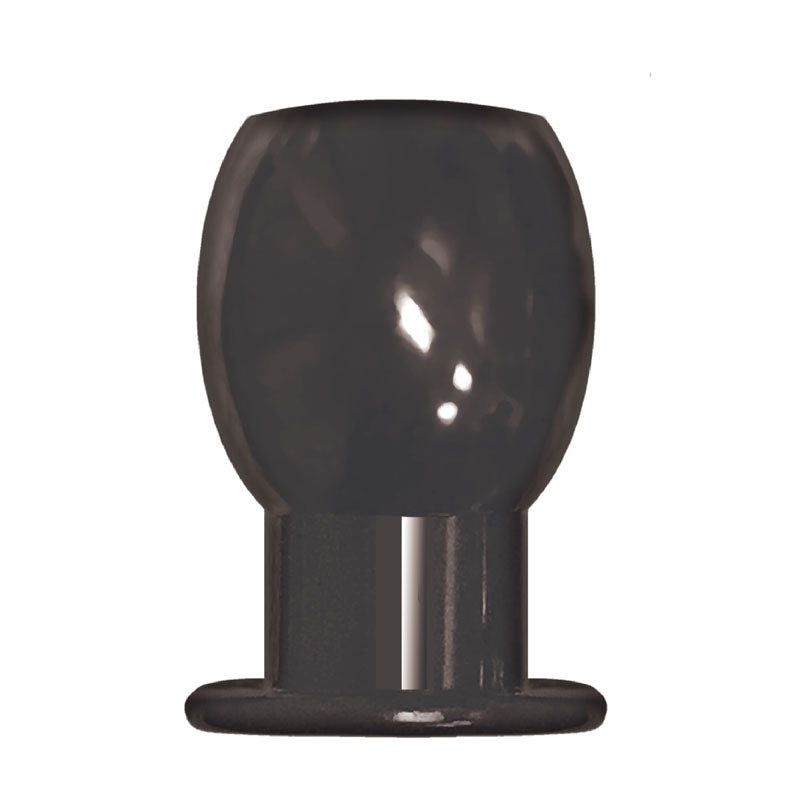 The 9's Port Hole Hollow Butt Plug - Black