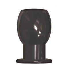 The 9's Port Hole Hollow Butt Plug - Black