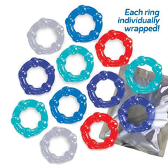 The 9's Baller's Dozen 12-Piece Beaded Cock Ring Set