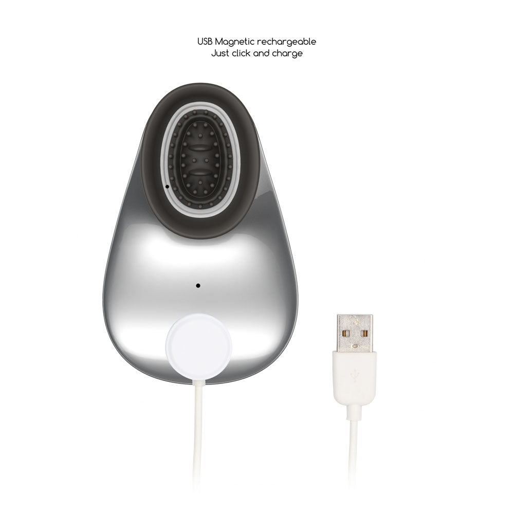 Twitch 1 - Silver Clit Stimulator and Vibrator