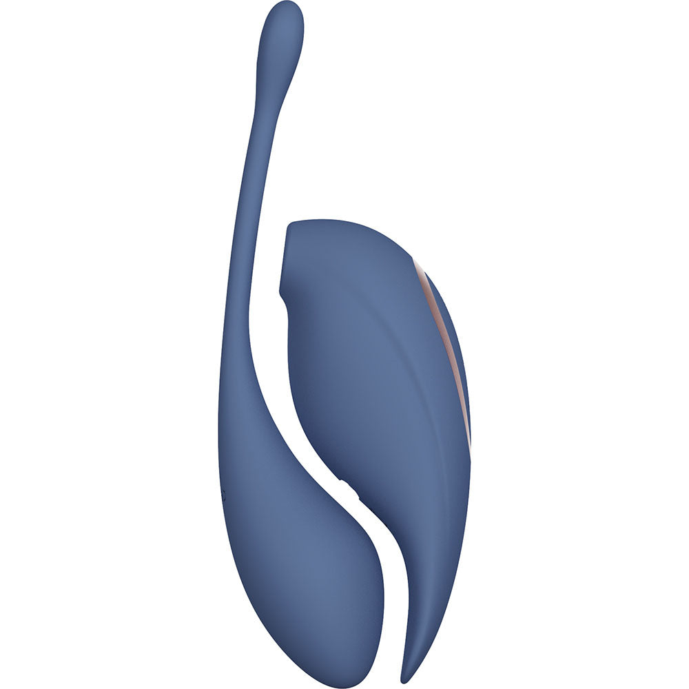 Twitch 2 Clitoral Stimulator and Vibrating Egg- Blue