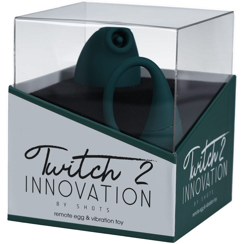 Twitch 2 Clitoral Stimulator Egg Vibrator - Green