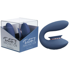 Twitch 2 - Blue/Grey Clit Stimulator and Vibrator