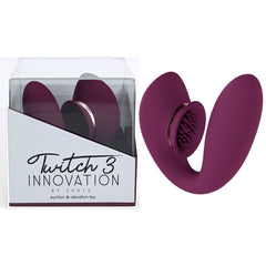 Twitch 3 - Burgundy Clit Stimulator and Vibrator