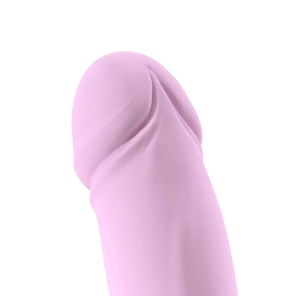 Adam & Eve HEART THROBBER Vibrating Dong - Pink 18.2 cm USB Rechargeable