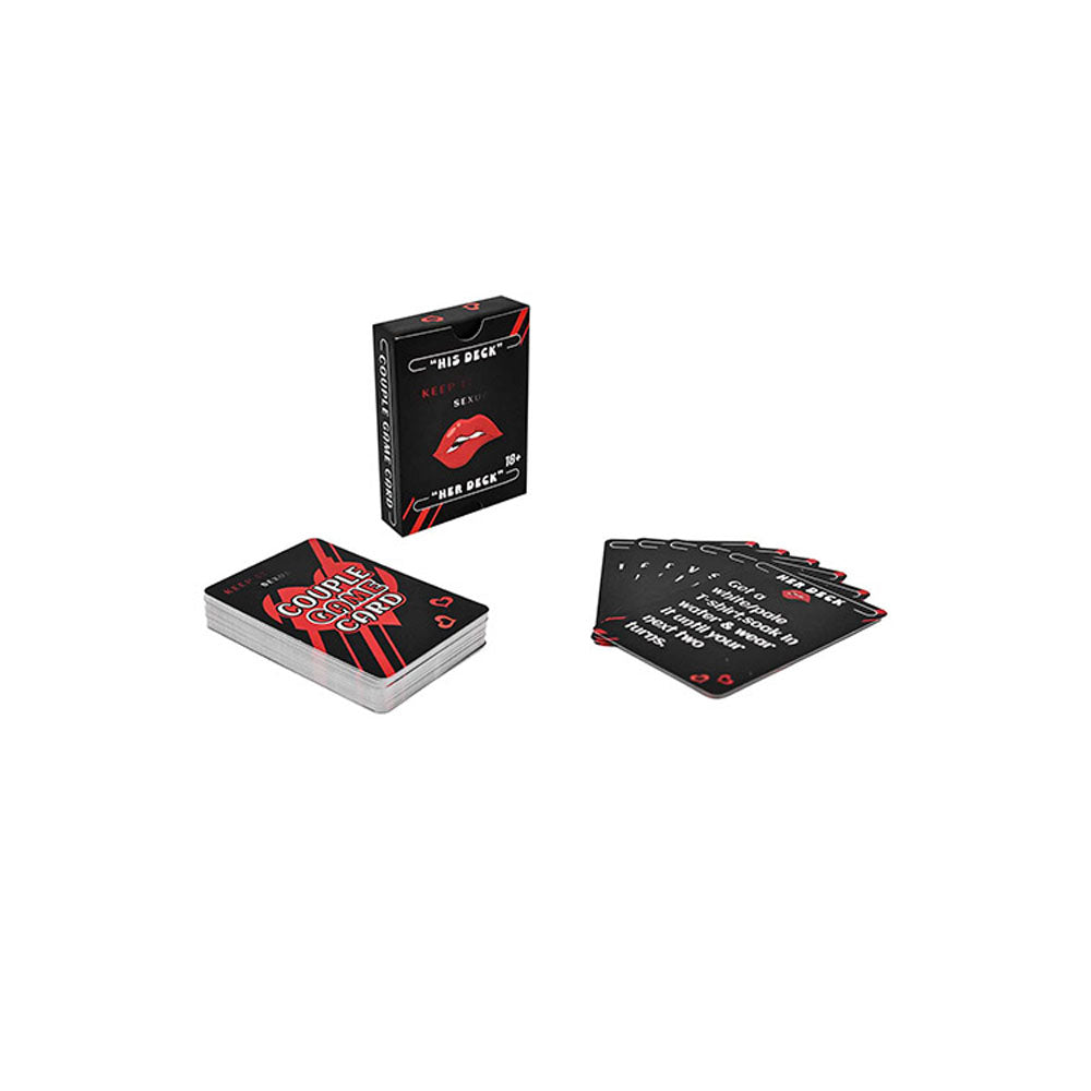 Adam & Eve COUPLES FOREPLAY GAME SET - Couples Card Game - 5 Piece Kit