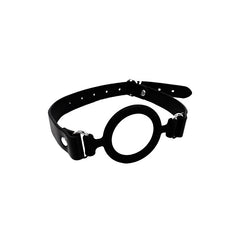 Adam & Eve OPEN WIDE - Black Adjustable Mouth Restraint