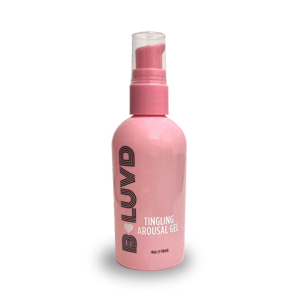 B-LUVD Tingling Arousal Gel - Water Based Unisex Lubricant - 118 ml Bottle