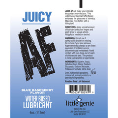 Juicy AF - Blue Raspberry Water Based Lubricant 118ml