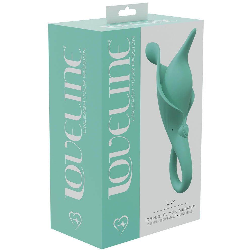 LOVELINE Lily Clitoral Vibrator - Green