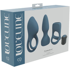 LOVELINE Pleasure Bullet Vibrator Kit - Blue