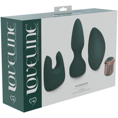 LOVELINE Ultimate Butt Plug and Bullet Vibrator Kit ,  - Green